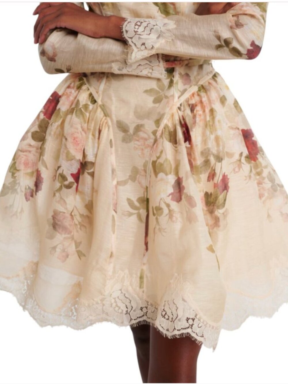 Zimmermann Hypnotic floral linen and silk minidress (New With Tags) - Picture 8 of 9